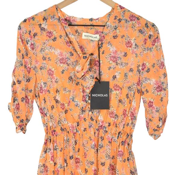 Nicholas Ruffle Mini Dress, size 4, NWT - Picture 2 of 9